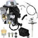 TRX350 Carburetor Replacement for Honda ATC250 TRX300 TRX350 TRX400 TRX450 350FMTE 2000-2006, 16100-HA0-305 16100-HM3-L01 16100-HN5-M41