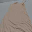 Summienlink Women's Full Slip for Under Dresses Sexy Long Sleeveless Nightgown Cami Dress (Nude, Small)