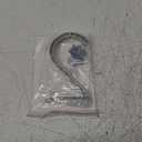 VONDERSO 6 Inch Floating House Numbers for Outside,Modern Metal Address Number 2,Durable Weather-Resistant Silver Powder Coated Finish,No Fading (Glossy Silver)