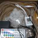 100FT Outdoor LED Strip Lights (2 Rolls Of 50FT), IP65 Waterproof, Music Synchronization RGB LED Lights With 44-Key Remote Control And App, For Outdoor, Balcony, And Roof Decoration