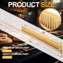 Maxdot 2 Pcs 51 Inch Giant Oven Brush Pizza Stone Brush with Long Handle for BBQ Grill Cleaning, Outdoor Oven Accessories