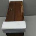 Whiskey Decanter Gift Set with Handcrafted Wooden Box, Twisted Bourbon Decanter, 2 Crystal Glasses, 8 Stainless Steel Ice Cubes, 2 Slate Coasters and Tongs, Whiskey Gifts for Men Dad