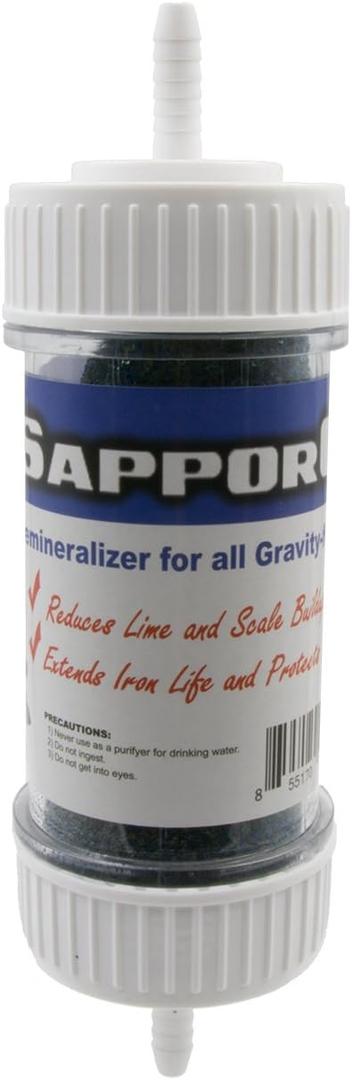 Demineralizer for all Gravity Feed Hanging Bottle Steam Irons (Inline Cartridge)
