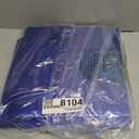 15 Pcs Glossy Blue Reusable Gift Bags with Handles, Party Gift Bags Bulk with Sturdy Bases, Ideal Goodie Bag for Birthday, Wedding, Christmas, Holiday-12.6 x 4.7 x 11 In