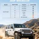 Floor Mats for 2018-2026 Jeep Wrangler JL 4-Door with Subwoofer
Custom Fit TPE All Weather Waterproof Floor Liners Full Set with Cargo Liner (NOT for JK / 2-Door/PHEV)