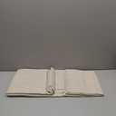 Beige Curtains 63 Inch Length for Bedroom Set of 2 Panels Back Tab Rod Pocket Sheer Linen Light Filter Neutral Rustic Farmhouse Curtains for Dining Room Bay Picture Window Country Decor 52x63 Long Tan