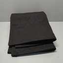 MABOZOO Indestructible Dog Bed, Chew Proof Crate Pad for Aggressive Chewers, Machine Washable Quilted Mat, Durable for Medium Dogs, Black Kennel Pad (28x41 in)