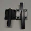 Double Sided Gate Latch for Wooden Fence,Heavy Duty Swinging Door Latch Two Sided Gate Door Latch for Outdoor Fence,Self Locking Gate Latch Gate Hardware for Wood Gates,Pool,Backyard,Garden