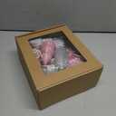 6Pcs Pink Christmas Decor, Tabletop Pink Christmas Tree for Christmas Decorations Xmas Centerpiece for Table Mantel Home Decor