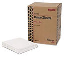 Medline Pro Advantage NDC P754048 Drape Sheet, 2-Ply Tissue, White, 40" W x 48" L (Pack of 100)