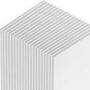 Tenceur 20 Pcs Large Foam Boards Bulk Foam Core Backing Board 3/16 Inch Thickness Foam Core Board Foam Poster Boards for Presentations, School, Office, Art Projects(White,22 x 28 x 3/16 Inches)