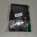 Missufe Women's Crew Neck Long Sleeve Ruched Knee Length Bodycon Casual Dress Sheath Sundress (X-Large, Black)