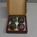 Christmas Scented Candles Gift Set - Holiday Soy Wax Candles with Festive Scents - Christmas Tree, Fireplace, Cinnamon, Mulled Wine - Great Gifts for Women, Home Decor, 4 Pack