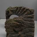 Resin Reptile Hideouts Cave Habitat Decor for Gecko Leopard Lizards Toad Turtle (B- Extra Large)