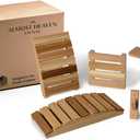 Red Cedar Sauna Accessory Kit, 4-Piece Set | Includes Red Cedar Backrest, Leg Lift, Drink Shelf & Robe Hook, For Traditional & Infrared Saunas, Made In USA