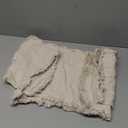 MIULEE Decorative Throw Pillow Covers Neutral Linen Fringe Throw Pillows Set of 2 Natural Beige Boho Farmhouse Cushion Covers with Tassels for Couch Sofa Bed Spring Home Decor 20x20 Inch