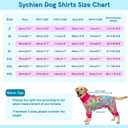 Dog Sun Shirt Breathable Mesh UPF 50+ UV Protection Summer Pet Apparel Quick Dry Lightweight Stretchy Soft Dogs Cooling Vest for Small Medium Large Dogs, Mixed Color, S