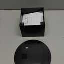 1 Pcs Recessed Floor Outlet 4. 72" x 4. 72" x 3. 94" 2-Gang with 4. 8a USB Chargers 20 Amp Floor Receptacles Round Hidden Outlet Kit Electrical Waterproof Box, Etl Listed (Black)