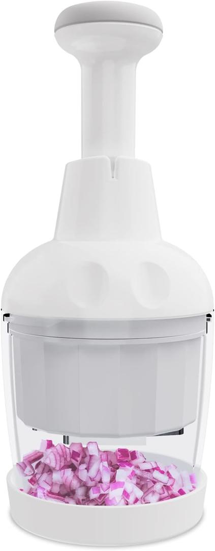 The Pampered Chef Food Chopper, White