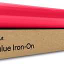 Cricut Value Iron-On, Red (12 in x 20 ft)- HTV Heat Transfer Vinyl