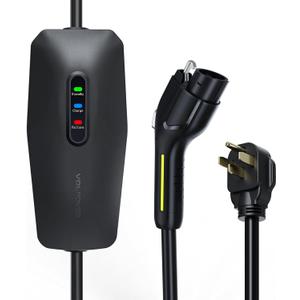 Level 2 EV Charger, 32A/7KW Electric Vehicle Portable Charger with 20FT Cable, Home EV Charging Station, 240V NEMA 14-50 Plug, for All SAE J1772