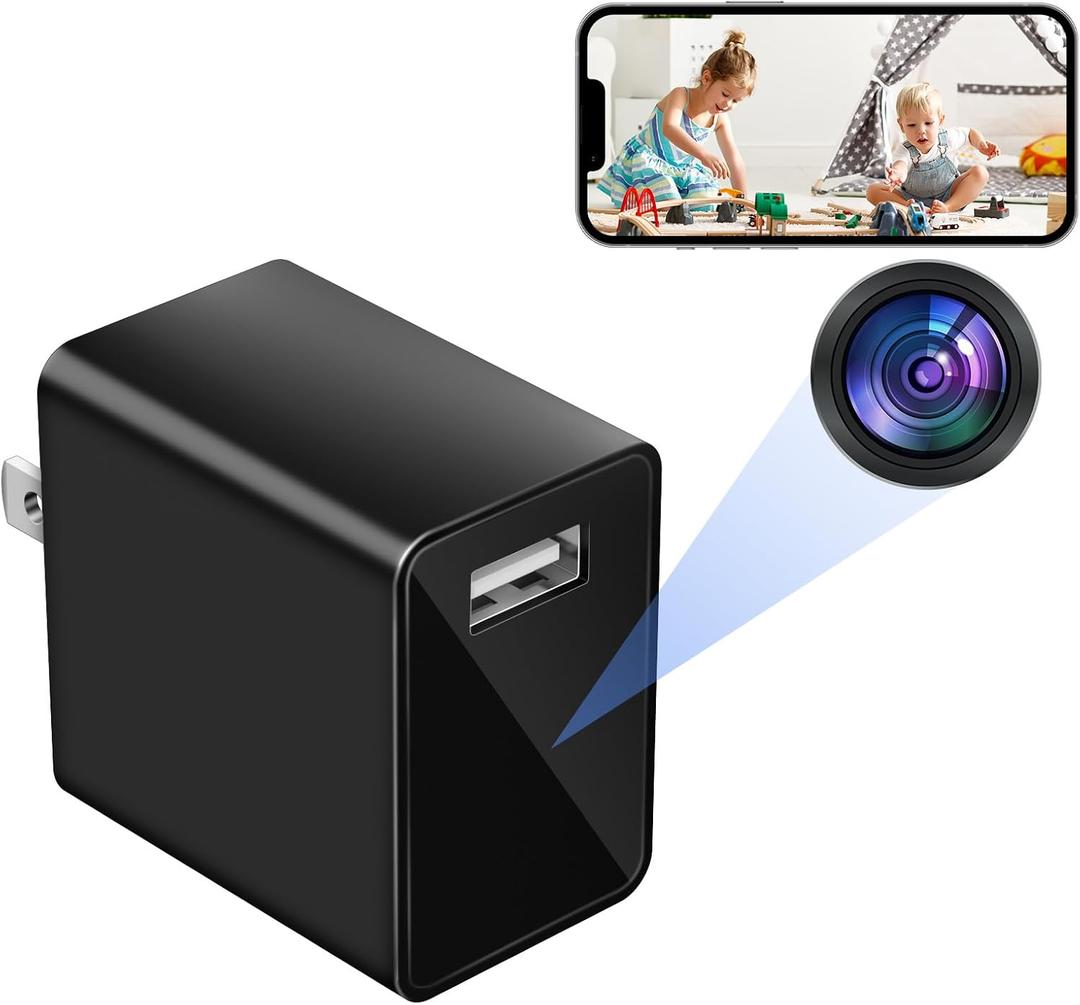 HiSpyCam WiFi Security Camera - FHD 1080P Small Wireless Nanny Cam - Mini Baby Monitor - Local/Cloud Storage