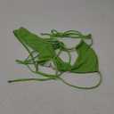One Piece Swimsuit, Sexy High Cut Monokini, Rave Outfits, Tan Through Swimwear Slingshot Cutout Thong Tie Bikini (Small, Green)