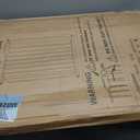 100-109.41" Extra Wide Baby Gate Pressure Mounted 30" Tall White