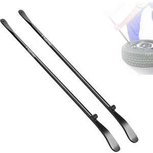 2 PCS 34645 Tire Iron | 38 in x 4/5 in, Tire Changing Removal Tool for Cars/Trucks/Taxi/Tractor/Bus, Semi-Trailer Tire Iron Replace Manual Tire Changer