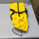 Dog Raincoat: Dog Rain Jacket with Reflective Harness & Removable Hood | Waterproof Dogs Rain Coat Poncho for Large Medium Small Dogs Puppies (Yellow - M)