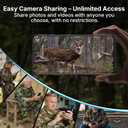 Meidase S965 Pro Cellular Trail Camera (Non-WiFi), 4G LTE Remote Monitoring, Live View, 7800mAh Battery, GPS Tracking, Multi-Cam Data Plan, Motion Activated
