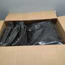 Black Tarps Heavy Duty Waterproof 20x40, 12 Mil Thick, High Durability, Rip and Tear Resistant with Metal Grommets Every 20 Inches