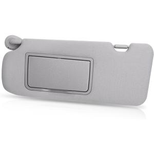 Grey Left Driver Side Sun Visor with Mirror Compatible with Honda CRV 2017 2018 2019 2020 2021 2022 Replace# 83280-TLA-A62,83280-TLY-H11ZB
