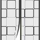 Magnetic Thermal Insulated Door Curtain-Fit Doors Size Up to 36"x96",Waterproof EVA Self-Closing Privacy Door Cover for Doorways, Keep Warm in Winter Cool in Summer, Pet and Kid Friendly