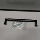 Amerock Balon 6-5/16 inch (160mm) Center-to-Center Matte Black Cabinet Pull, BP37485MB