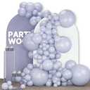 Pack of 3 PartyWoo Dusty Blue  and Pink Balloons 140pcs Different Sizes Pack of 18 12 10 5 Inch Slate Blue Boho Neutral Balloon Arch Kit for Baby Shower Graduation Cat Tornado Birthday Party Decorations Blue-F51