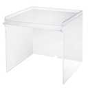 Acrylic Draft Shield Dust Cover for Lab Equipment or Office Use 22x22x22 Inches Extra Large