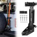 for Bronco High Lift Jack Mount, Heavy-Duty Steel Rear Tailgate Jack Holder Mount Compatible with Ford Bronco 2021 2022 2023 2/4 Door
