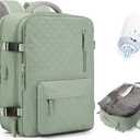 WONHOX Large Travel Backpack Carry on Flight Approved Laptop Work Business Backpack for Women Men Mochila de Viaje (A2-Lightgreen)