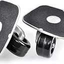 Black Portable Roller Road Drift Plate Skates Anti-Slip Board Aluminum Truck with PU Wheels with ABEC-7 608 Bearings