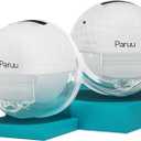 Paruu P10 Hands-Free Breast Pump Wearable, 338mmHg Strong Suction, Low Noise, 4 Modes & 9 Levels, Electric Breast Pump Portable, Smart Display, 19/21/24/28mm Insert/Flange, 2 Pack (White)