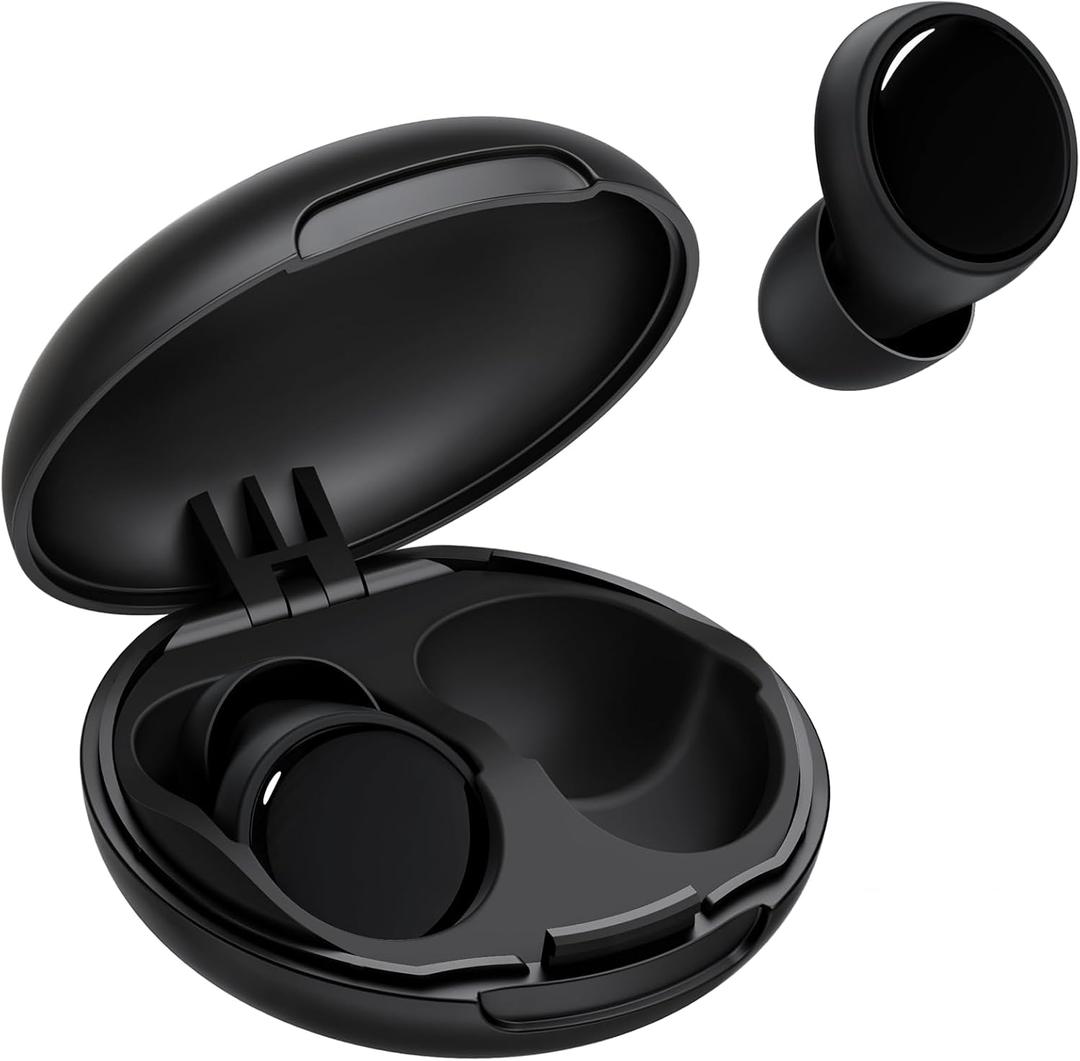 Noise-Reducing Ear Plugs  Quiet Bedroom Sleep, Mute Subway Commute Clamor & Enhance Study Focus Black