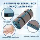 Foam Camping Mattress - Roll Up Sleeping Mat for Cot, Foam Sleeping Pad for Camping with Cover for Kids, Adults, Portable Camping Mat, Camping Pad for Bed, Car