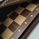 Wooden Chess Board 19 Inch - Professional Tournament Chessboard Only, Premium Wood Board Game with Notation, Scratch-Resistant UV Coating, Portable Table Chess Board No Pieces with Gift Package