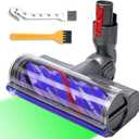 Upgrade Vacuum Brush Roller Head for Dyson V7 V8Cyclone V10, V11, V15 Cordless Vacuum CleanersQuick Release Replacement Motor-Head for Dyson Vacuum Attachments Parts.Anti-Tangle | Powerful Cleaning.