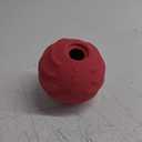 Jolly Pets Tuff Tosser Bouncing Ball Tog Toy/Treat Holder, 4 Inches, Red, All Breed Sizes