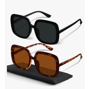 miyya Oversized Polarized Sunglasses Women, Trendy Retro Sun Glasses for Women 2025, Oversized Shades
