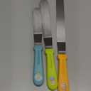 3PCS Icing Spatula, Offset Spatulas with Ergonomic PP Handle, Stainless Steel Multi-purpose Frosting Tools for Cake Decorating, Baking, Dishwasher Safe (6",8",10")