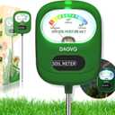 Soil Moisture Meter, Plants Moisture Meter Upgraded-Large Screen-Soil Hygrometer with Light- Plant Water Meter for Indoor and Outdoor Hous Plants, Garden, Farm, Lawn Soil Tester-Spring-Green