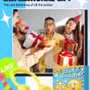 3 x Christmas Stocking Stuffers for Teens Girls Women Adults Gifts: Lazy Cell Phone Holder for Desk Unique Gesture Phone Stand Gifts for Teenager Boys Men Funny Gag Gift Who Have Everything White Elephant (Yellow)